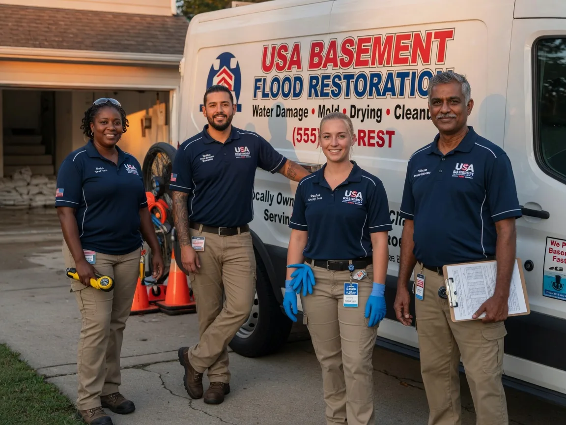Basement Flood Cleanup company in Bringhurst, IN