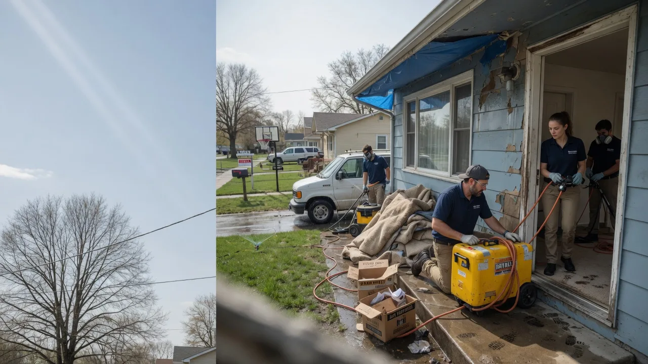 Basement Flood Cleanup in Bringhurst, IN near me